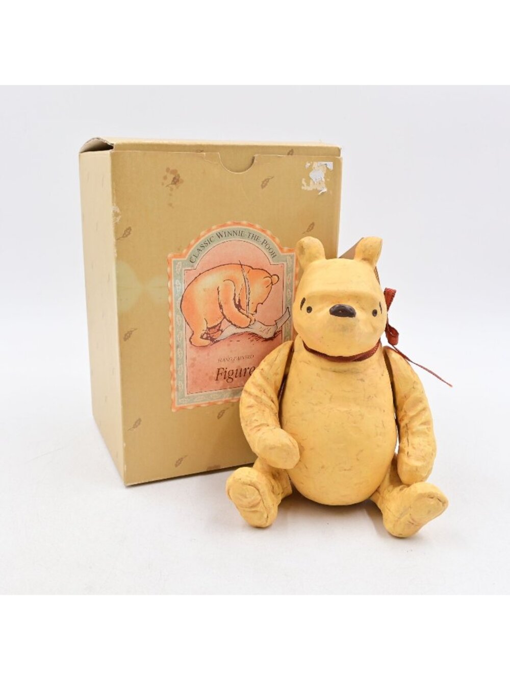 Charpente Disney Classic Winnie the Pooh Jointed Figure 6" Vintage With Box